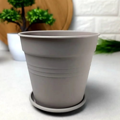 Вазон Глорія з підставкою 14,5*14см какао Алеана Житомир - изображение 4