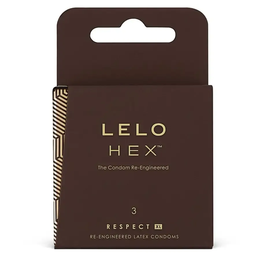 Презервативи LELO HEX Condoms Respect XL 3 Pack, тонкі та суперміцні, збільшений розмір Львів - фото 1
