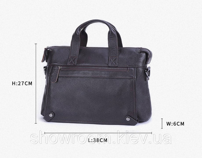 Мужская кожаная горизонтальная сумка Leather Collection (9947) Киев - изображение 4