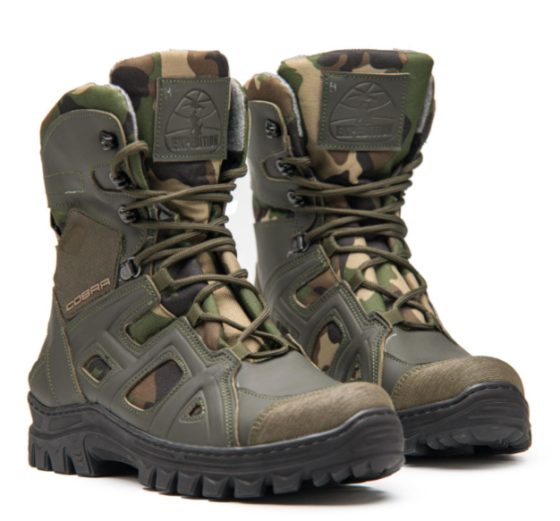 Берцы зимние  теплые  Непромокаемые  802- COBRA  хаки  Военные ВСУ 47 размер (001428629) Харьков