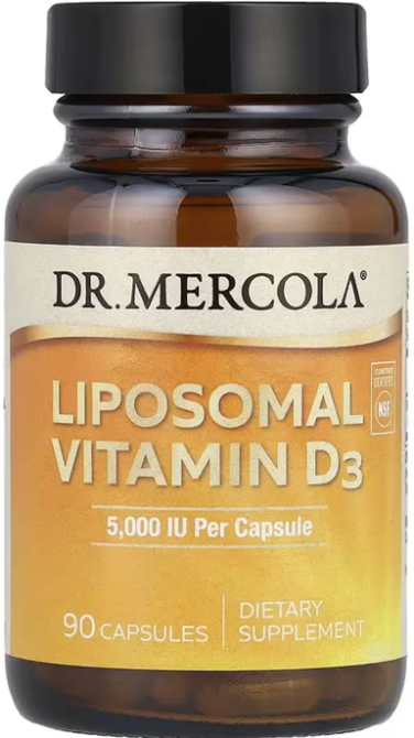 Витамин D3 Dr.Mercoa Liposomal Vitamin D3 5000 IU 90 капс Київ - фото 3
