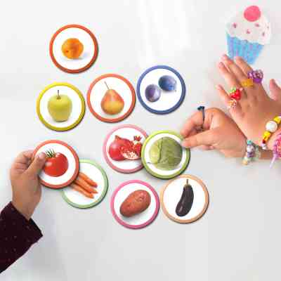 Обучающий набор DoDo Магнитный набор Монтессори Овощи, фрукты и ягоды (200272) Винница