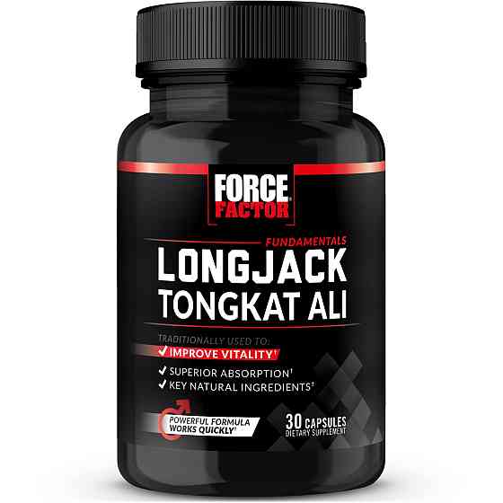 Репродуктивное здоровье мужчин Force Factor LongJack Tongkat Ali 500 mg 30 caps Луцк