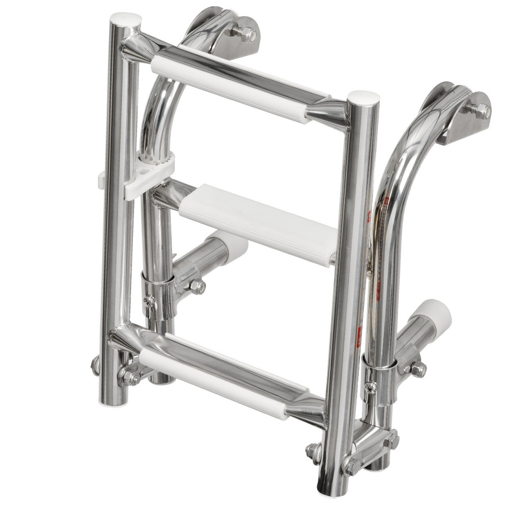 Лестница 1101030 1+2 складная нерж. 200х670 Черкассы - изображение 2