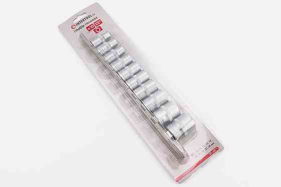 Набір головок торцевих на планці 1/2" 10шт (10/11/12/13/14/15/17/19/22/24мм) ET-6011 Київ