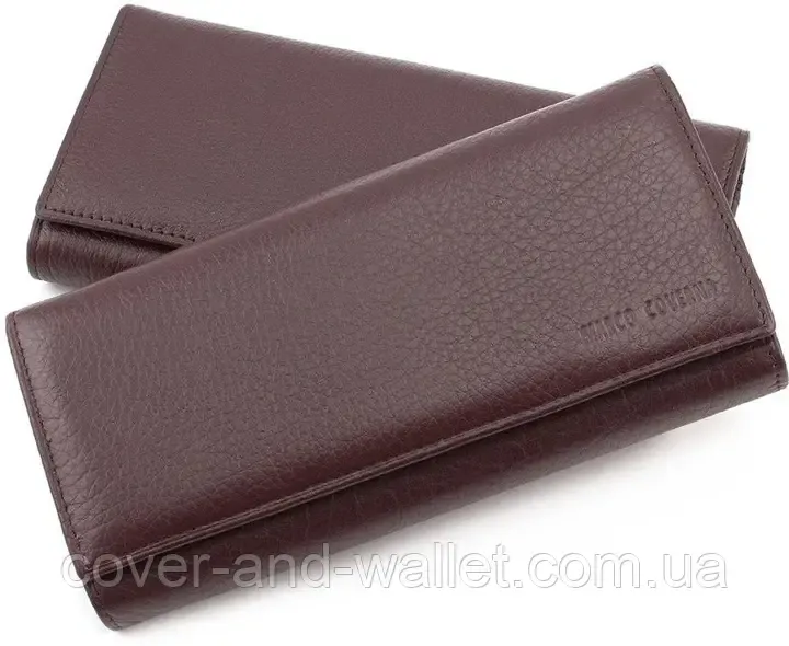 Коричневий жіночий гаманець з блоком для карток Marco Coverna MC-1415 Київ - фото 2