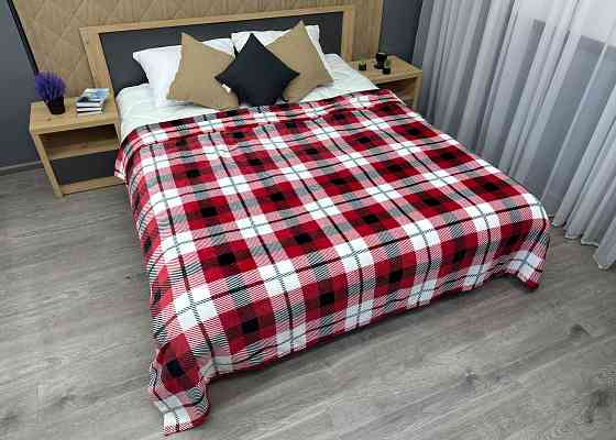 Плед-покривало Decorator WellSoft 180х210 см Клітинка Різнобарвний (87-275) Київ