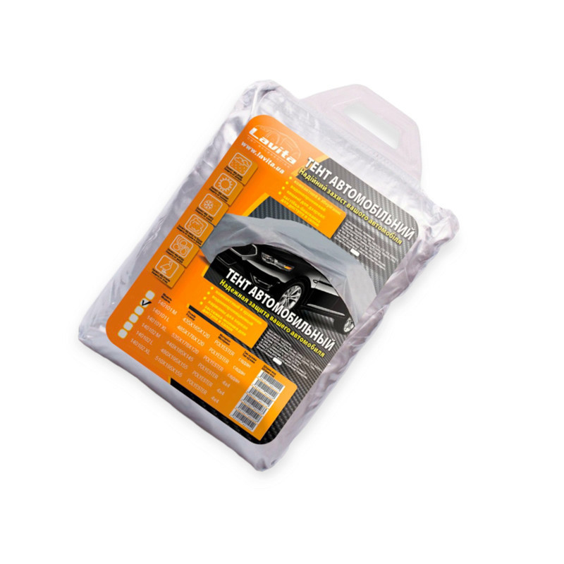 Тент-накидка l 483х178х120 полиэстр, карман зеркал, замок седан Мукачево - изображение 1