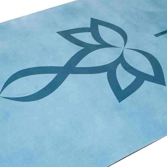 Килимок для йоги inSPORTline Padvana 183x61x0,4 см, блакитний Київ