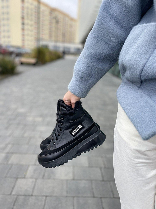 Без бренда Черевики жіночі VLADEKS чорні натуральна шкіра зима 40р.41р. (5185) Коломия - фото 2