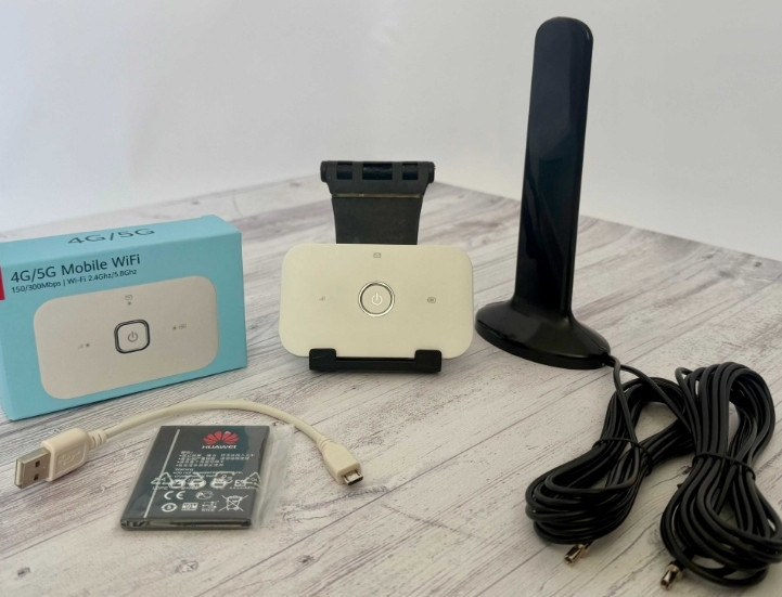 4G LTE WiFi роутер Huawei E5573 + Автомобільна 4G MiMo антена 16db. Харків - фото 1