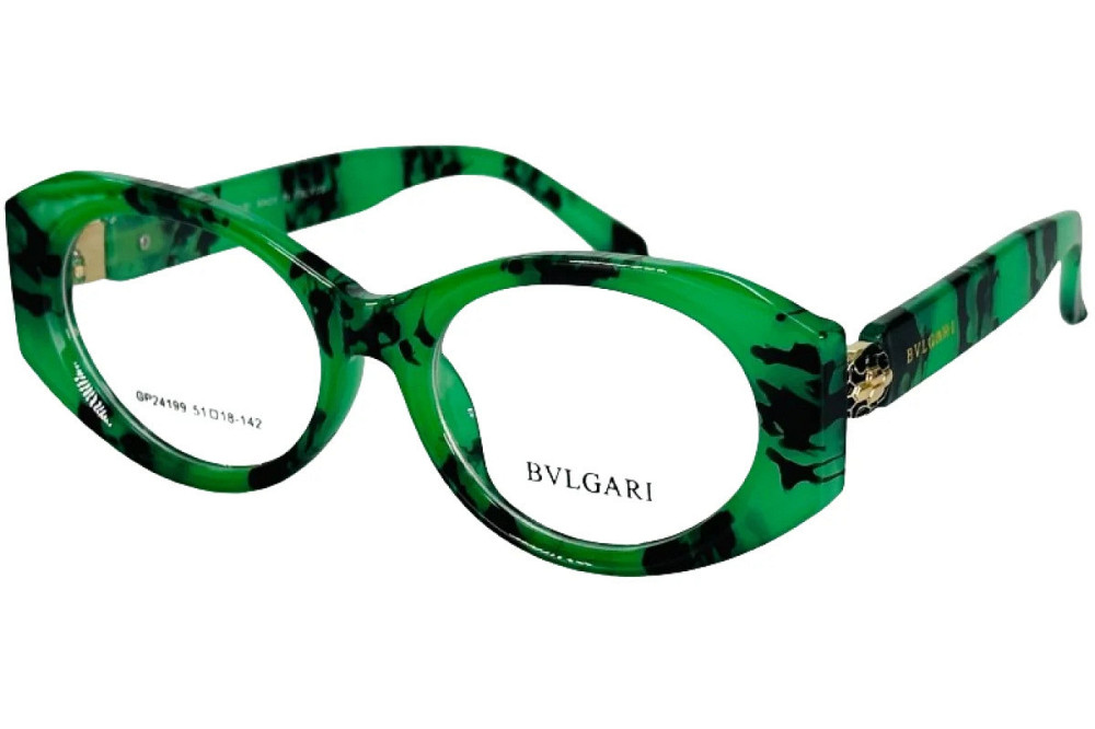 Оправа для окулярів жіноча BVLGR чорно-зелений принт Луцьк - фото 1