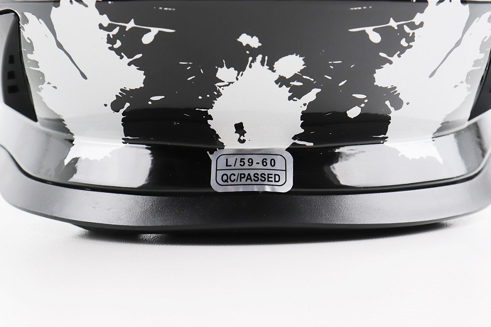 Шолом кросовий/ендуро/АТV зі склом BLD-819-7 L (59-60см), ЧОРНИЙ/СІРО-СИНІЙ Київ - фото 7