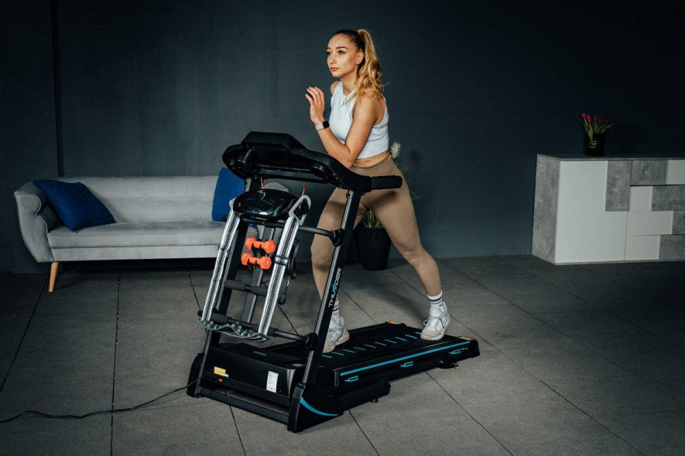 Бігова доріжка електрична THUNDER ICON-D-BLACK Київ - фото 8