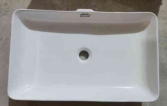 Раковина накладна Mixxus Premium QUADRO-0209 600х370х140mm з переливом   ( MP6522 ) 20971 Харків