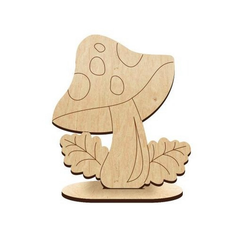 Фігурка для розфарбовування та декорування "Грибочок" FDZ-541 Вінниця - фото 1