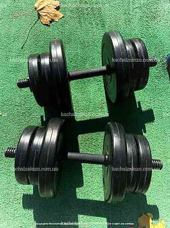 Гантели наборные 2 по 10 кг с ABS покрытием Гантели, гири, штанги и диски битумные Киев