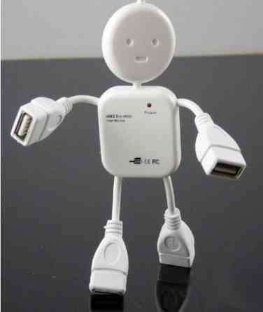 USB хаб hub 2.0 4 порта Человечек Voltronic Винница