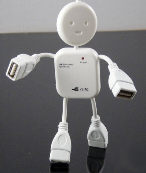 USB хаб hub 2.0 4 порта Человечек Voltronic Винница - изображение 1