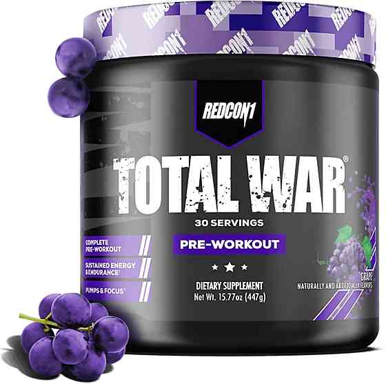 Передтренувальний комплекс Redcon1 Total War PREWORKOUT 447 г, Grape Луцьк