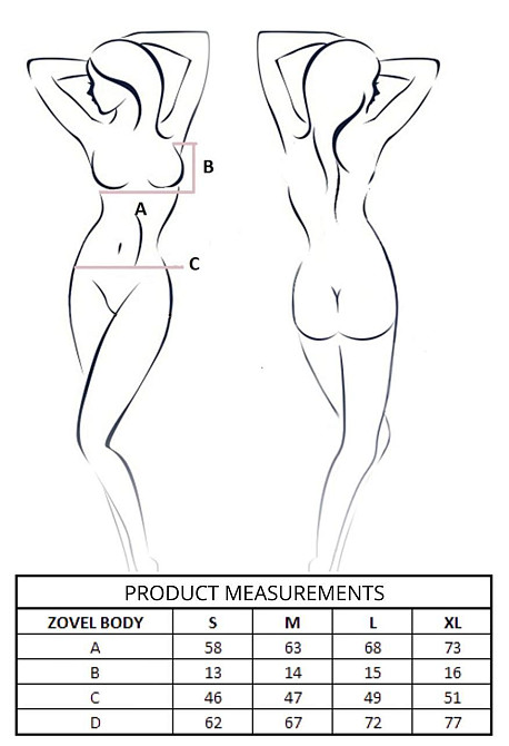 Боді Passion ZOVEL BODY light pink L Sex Aura Київ - фото 10
