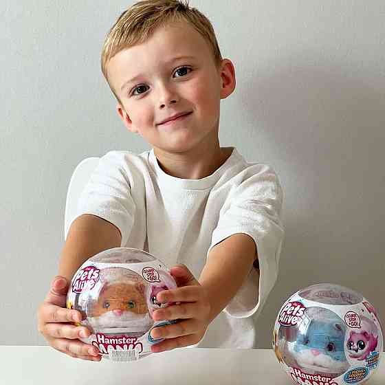 Інтерактивна м'яка іграшка S1 - Кумедний хом'ячок (помаран.) Дніпро