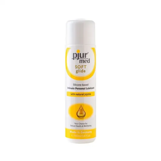 Силіконова змазка pjur MED Soft glide 100 мл з олією жожоба для дуже сухої та чутливої шкіри Львів