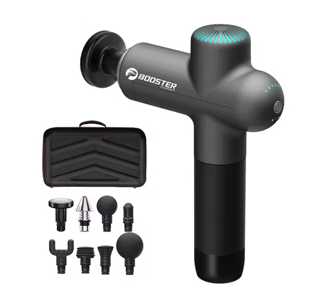 Перкуссионный массажер Booster Lightsaber 4000mah (8 насадок) Винница - изображение 2