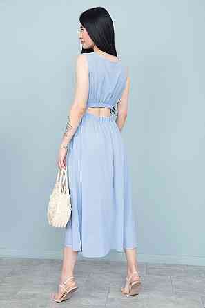 Летнее платье из софта Wendy 50-52, Голубой Киев
