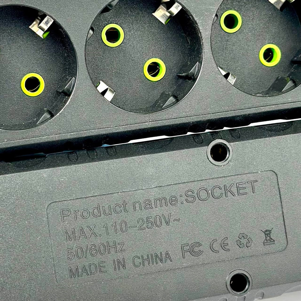 Сетевой фильтр-удлинитель 3 розетки 3USB 2500W 4 метра Винница - изображение 5