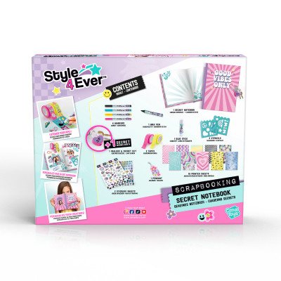 Набір для творчості Canal Toys DIY Style 4 Ever Cкрапбукінг - Щоденник для таємниць (OFG298) Вінниця - фото 6