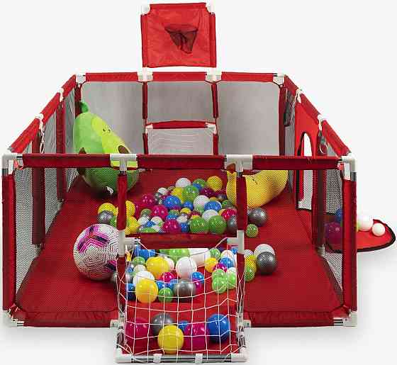 Дитячий манеж червоний 180×120см Diego Київ