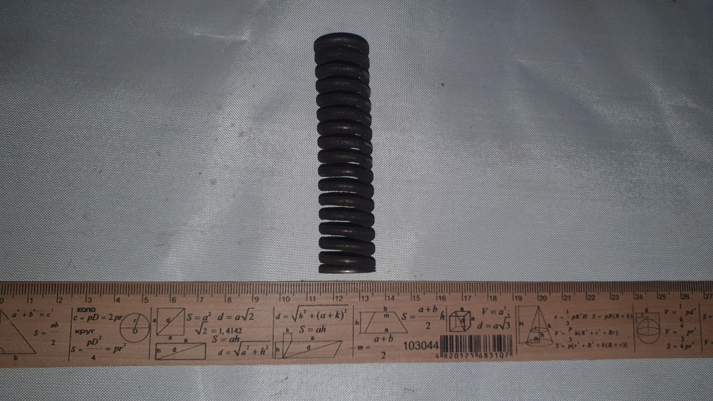 Пружина сжатия 21.3х87х3 мм. СССР. Харьков - изображение 2