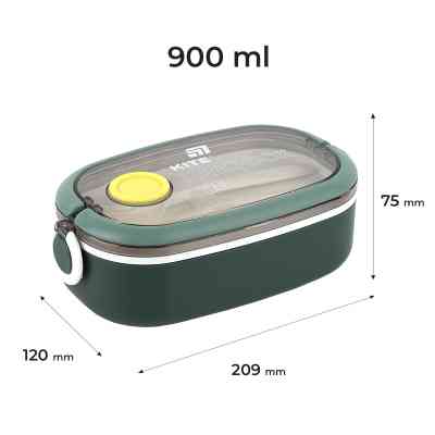 Ланч-бокс Kite 900 мл, зелений (K25-1180-3) Винница