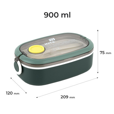 Ланч-бокс Kite 900 мл, зелений (K25-1180-3) Вінниця - фото 2