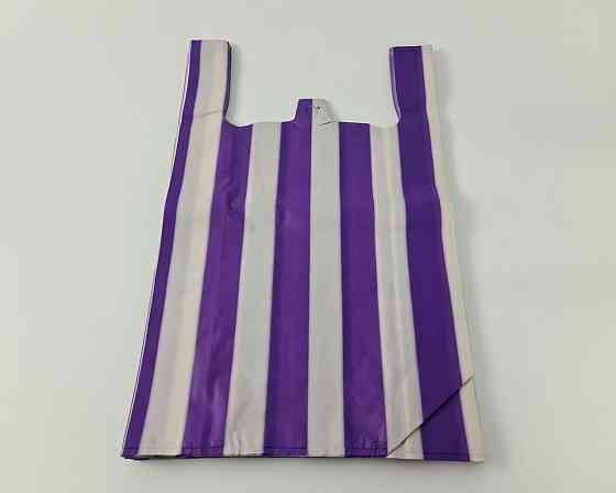 Пакет майка полиэтиленовая Полоса (38х60) №2 (50мкм) (100 шт) Харьков