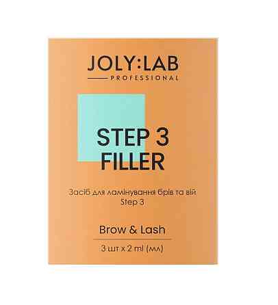 Средство для ламинирования бровей и ресниц Step 3 Joly:Lab 2 мл Винница