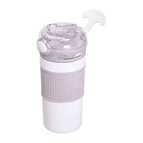 Yiwu Термочашка з трубочкою 400 мл бежева HPGM3001BE Киев