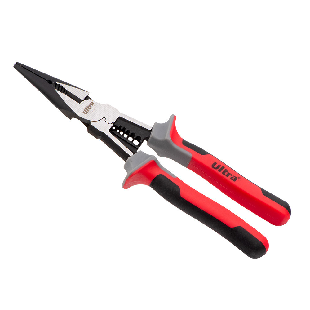 Ultra Длинногубцы многофункциональные со съемником изоляции 225мм AWG 8, 10, 12, 14, 16 (1.28-3 Коломия - фото 1