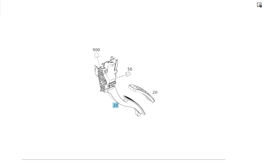Mercedes-Benz  A2463001404 Педаль газу CLA Shooting Brake X117 CLA C117 GLA X156 A-class W176 B-class W242 B-class W246 Одеса - фото 2