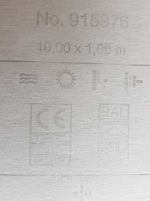 Шпалери вінілові на флізелін Rasch Riva 1.06х10 однотонні структурні під тканину сірі з зеленим 915976 Київ - фото 4