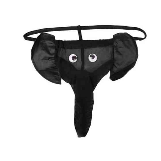 Чоловічі стрінги "Слоник" - Чорний - М/L/XL Вінниця