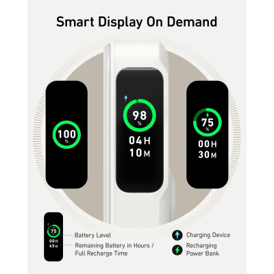 Батарея універсальна Anker MagGo 10000mAh, Qi2/15W, PD, 27W, USB-C, white (A1654G21) Вінниця - фото 3