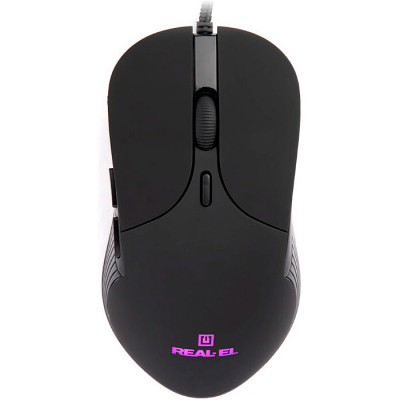Мишка REAL-EL RM-295 USB Black Вінниця - фото 4