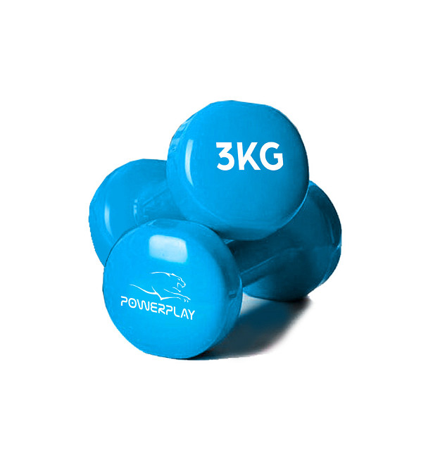 Набір гантелей в кейсі 12 кг. PowerPlay 4118 Fitness Dumbells (2шт.*1кг. 2шт.*2кг. 2шт.*3кг.) Кам'янське - фото 7