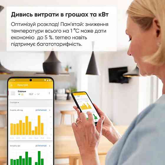 Терморегулятор Terneo RZX (WiFi, Розеточный) Дніпро