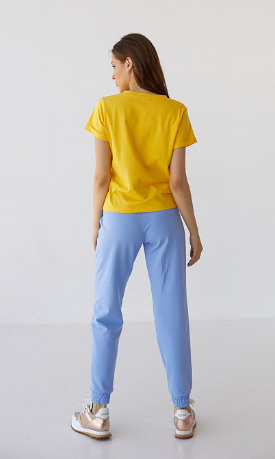 Спортивні штани жіночі джогери Блакитний XL Харків - фото 2