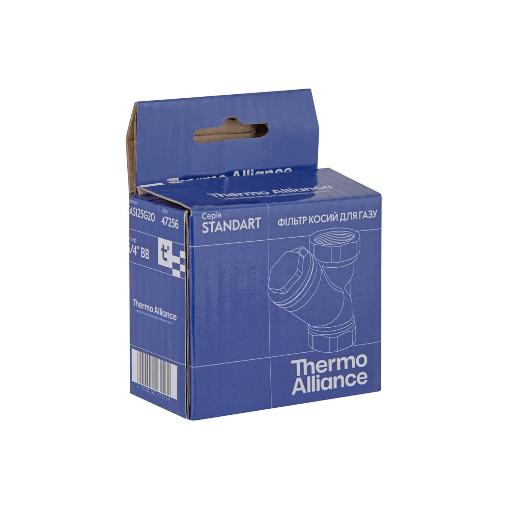 Фільтр Thermo Alliance Standart для газу 3/4" ВВ нікель, косий TAS125G20 Київ - фото 8