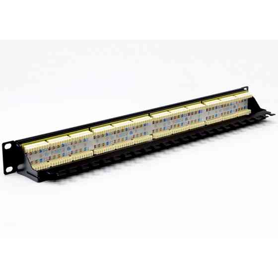 Патч-панель CMS 19" 24xRJ-45 UTP, кат. 6 з організатором кабелю Київ