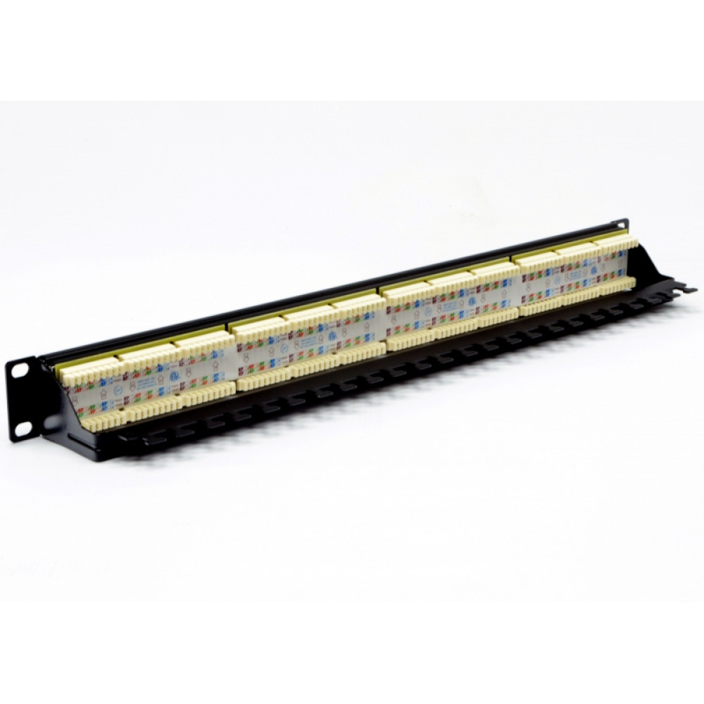 Патч-панель CMS 19" 24xRJ-45 UTP, кат. 6 з організатором кабелю Київ - фото 2